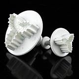 私の家族 2 個入り 3 つ葉ヒイラギ ケーキ フォンダンショコラ プランジャー カッター ツール