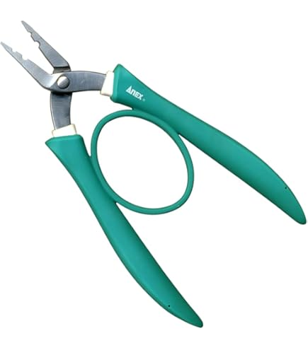 Amazon | アネックス(ANEX) ヤットコ SUS410製 グリップ付 平 140mm No