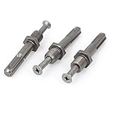 パワーツール1/2" -20UNF SDSプラスシャンクドリルチャックアダプター3個のスレッド