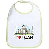 CafePress I Love Islam Bib - Standard Kiwi by CafePress