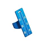 Carejoy Pro Dental Instruments Endo Aluminium Finger Rulers Span Measure Scale (Metal Ring Type Blue