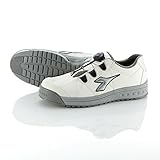 [ディアドラユーティリティ] DIADORA UTILITY 作業靴 スニーカー フィンチ FC181 ホワイト&シルバー&ホワイト/29.0