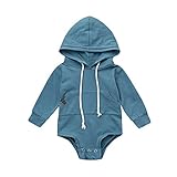 (プタス)Putars ベビー服 子供服 ロンパース パーカー 男の子 長袖 ブルー 可愛い 秋 冬 新生児 歩行服 出産お祝い 記念日 プレゼント 0-18ヶ月
