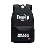 BIGBANG VIP 韓流グッズ ビッグバン GD TOP SOL VI D-LITE ファッション 可愛 バッグ リュックサック (ブラック(TOP))