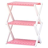 VLUSH 木製ラック フリーラック 玄関収納棚 ウッドラック 折り畳みラック