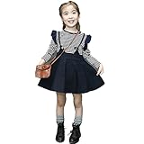 topmodelss tシャツ ワンピース 2点セット 子供服 ボーダー 女の子 長袖 ドレス 韓国 スーツ スカート 学園風 卒園式 入学式 発表会 結婚式 七五三 通学 綿