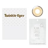 カラコン トゥインクルアイズ ヘーゼル マンスリー UV プラス 1ヵ月 かとみか twinkle eyes 1month 1箱1枚入り 度あり 【マスクシート付き】 (-2.50)