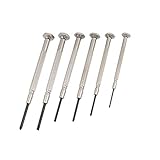 DealMux眼鏡ウォッチ6つのプラスプレーンスロットハンドルスクリュードライバーセット