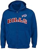 Buffalo Bills NFL Applique Full Zip刺繍パーカースウェットシャツBig and Tall 6L