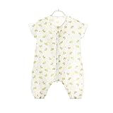 Jaswon ベビースリーパー キッズスリーパー オーガニックコットン 4重ガーゼ パジャマ 薄め 全4色 3サイズ 0～5歳