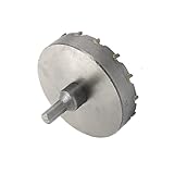 uxcell　合金ホールソー　ツイストドリルビット　85mmの直径　切削工具　取り外し可能