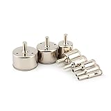 ガラス タイル　ドリル　コアビット　　ダイヤモンド　ホールソー　陶器　硝子 レンガ ライル 木材 大理石 ガラス　穴あけ　切削　工具 ドリルビット　研削 加工 タイルカッター 切断　ツール　5本/8本