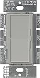 Lutron DVSTV-GR Diva 8 Amp 3-way/Single-Pole 0-10V Dimmer, no neutral required, Gray [並行輸入品]