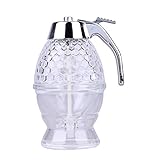 Dagly(TM) 200MLハニーディスペンサージャーコンテナカップアクリルジュースシロップケトルキッチンビードリップホルダーポータブルスパイスツールスタンド