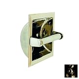 Santec kb01050トイレPolished 24 Kゴールド埋め込み型ペーパーホルダー – 6 – 3 / 8 " x 6 – 3 / 8 " – 奥行1 – 3 / 4 " (マウントブラケ