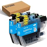 ブラザー(Brother)用 LC3111 LC3111C 互換インクカートリッジ【LC3111C シアン 2本セット】増量 純正品と併用可能『最新ICチップ搭載/残量表示/個包装』対応:DCP-J981N DCP-J587N DCP-J582N DCP-J987N-W DCP-J982N-W/B DCP-J978N-W/B DCP-J972N DCP-J973N-W/B DCP-J572N DCP-J577N MFC-J903N MFC-J893N MFC-J898N MFC-J998DN MFC-J998DWN MFC-J738DN MFC-J738DWN プリンター ISO14001/ISO9001認証工場