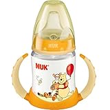 NUK First Choice Drinking Bottle Disney Winnie the Pooh Pp 150 Ml with Soft Silicone Spout From 6 Mo