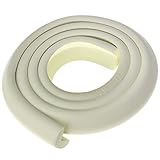 JSDDE　ベビー　安全　コーナークッション　コーナーガード　L型　厚手　弾力　1本 2メートル　家具　punbr材質　取付テープ付　赤ちゃん、老人を守る　 (ホワイト)