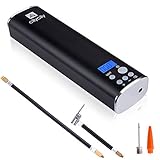 CilyCily 充電式空気入れ 小型電動ポンプ 携帯便利 自動車 バイク 自転車 ボール 浮き輪 風船用 米式/英式/仏式バルブ対応 改良版