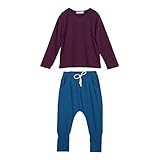 AmazingDeal 子供服 男の子 長袖 春秋 冬服 上装下装2点綿製品 出産祝い ストライプトップス ロングパンツ 衣装 ピンク (110（4~5才）)