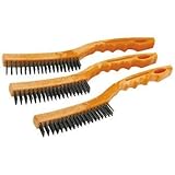 3 Piece Heavy Duty Wire Brushes [並行輸入品]