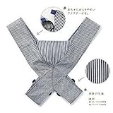 Cuby コットン100%・通気性抜群・前置きX型抱っこひも・ベビースリング(持ち出しは便利・肩には負担をかけません) (二代目ブルー)