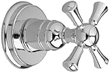 Jado 842020.144 Hatteras 1/2-Inch Wall Valve with Cross Handle, Brushed Nickel [並行輸入品]
