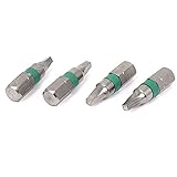 uxcell スクエアドライバービット ハードウェアツール ロバートソンドライバービット 磁気