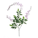 Kicode 文字列豆腐シミュレーション 人工藤の花 結婚式のバルコニー 天井のガーランド パーティーホーム インテリア ガーデンホテル