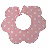 ベビー ビブ エプロン スタイ360°回転 食事用 コットン 防水機能 サイズ調整 ギフト 出産祝い プレゼント (柄-2)