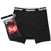 Supreme ブラック ボクサーショーツ 4枚 新品未使用 スッテカー付き Amazon | [シュプリーム] ボクサーパンツ メンズ 下着 4枚パック (JP