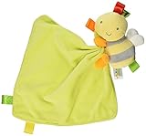 Taggies Bumble Bee Plush Security Blanket, Yellow/Lime by Taggies