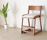 ISSEIKI チェア ナチュラルブラウン 幅45 高さ調節可能 木製家具 【CO-24-2】