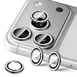 For 17 pro/pro max カメラフィルム キラキラ カメラ保護 9H強度 アルミ合金 黒縁取り 高透過率 耐衝撃 飛散防止 キズ防止 高透過率 指紋・汚れ防止 気泡ゼロ 露出オーバー防止 簡単貼り付け 対応17 pro/pro max レンズ保護フィルム（ブラック）