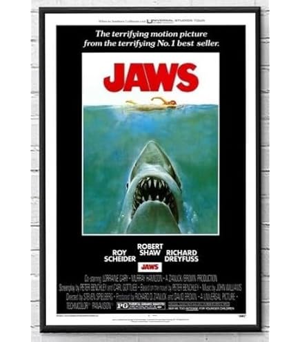 Amazon.co.jp: 映画ポスター ジョーズ JAWS 24×36inc (61×91.5cm) US版