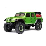 Axial RC Truck SCX24 ジープ グラディエーター 4輪駆動 ロッククローラー つや消しRTR 完成品不要 すぐに走れるグリーン AXI00005V2T3 リモコンカー RCカー RCクローラー
