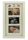 Neutral Ivory Colored Newborn Baby Multiple Photo Frame by Haysom Interiors by Haysom Interiors