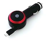 エアージェイ 車載シガーソケット用 DC充電器リール式 1A 各種スマートフォン対応 ブラック DKJ-R1 BK