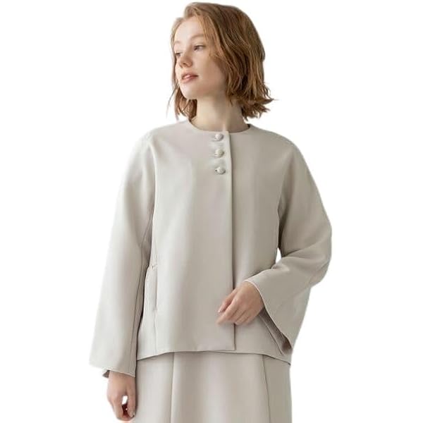 sono NAVY <防しわダブルクロス>バックフリルロングジレ Sono（ソーノ）の「【SONO NAVY】バックフリルロングジレ（ベスト