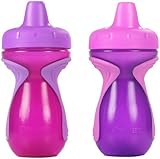 The First Years Gripper Sipper Spill-Proof Cup - Girl - 9 oz - 2 ct by The First Years [並行輸入品]