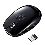 サンワサプライ 充電式ワイヤレスブルーLEDマウス ブラック MA-WBL118BK ×5 セット