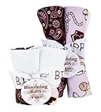 Baby Barnyard Rodeo Princess Bouquet Bib and Burp Cloth (Set of 4) by Trend Lab [並行輸入品]