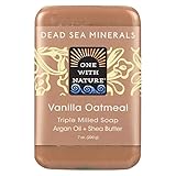 Dead Sea Mineral Vanilla Oatmeal Soap - 7 oz by One With Nature