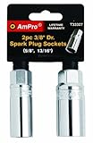 AMPRO T33327 3/8-Inch Drive Spark Plug Socket Set 2-Piece [並行輸入品]