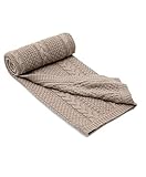 Mamas & Papas Millie & Boris Cable Knit Blanket (Taupe) - Small by Mamas & Papas [並行輸入品]