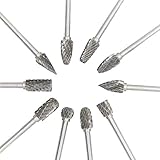 Zhaozheドリル カッター 超硬バー タングステンバー 切削 研磨用 10本セット