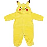 2017年 春物 ポケットモンスター ピカチュウ ベロア 着ぐるみ 足袋付きカバーオール フィットオール Pokemon イエロー-ピカチュウ◇50-60cm