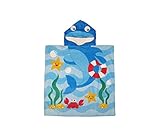 mozllyマルチパック – Kreative Kids Bath Dolphin文字フード付きバスタオル – ビーチシャワータオル – 100パーセントコットン – 24インチby 48 Inch 