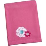 Tickled Pink Baby Blanket, OPP Fleece Blanket, Extra-soft and Cozy, 100 Percent Polyester by Little 
