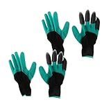 P Prettyia 土掘り　植え付け　ガーデニンググローブ　園芸用手袋　2組/4組選択可 - 2ペア